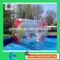 Bola inflable del agua del diseño perfecto, rodillo de agua de la rueda de la orbe de la venta caliente de encargo para la diversión